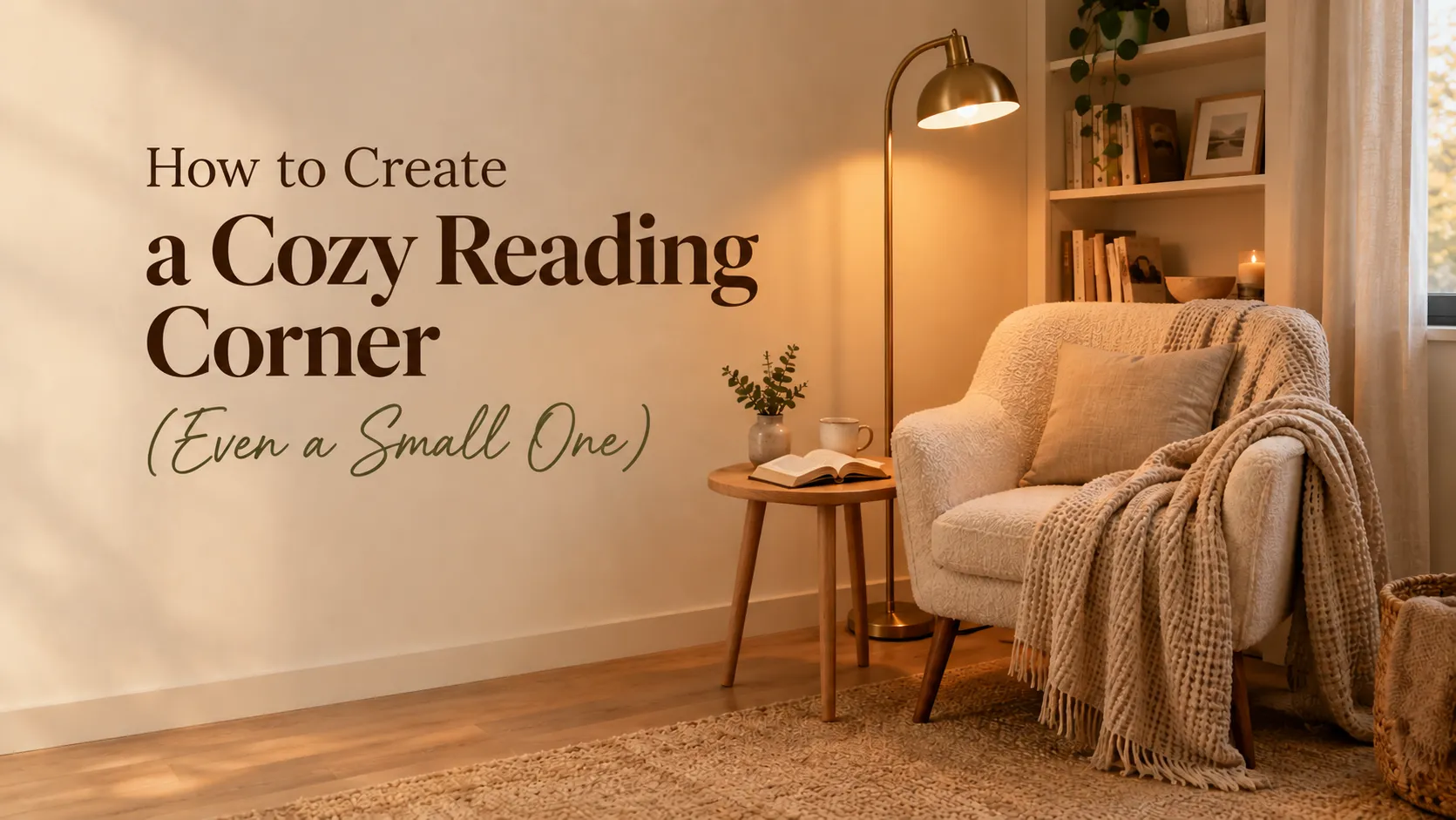 How to Create a Cozy Reading Corner in Any Room (Even a Small One)