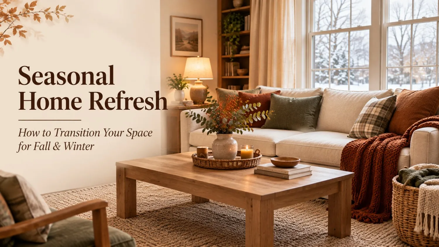 Seasonal Home Refresh: How to Transition Your Space for Fall & Winter